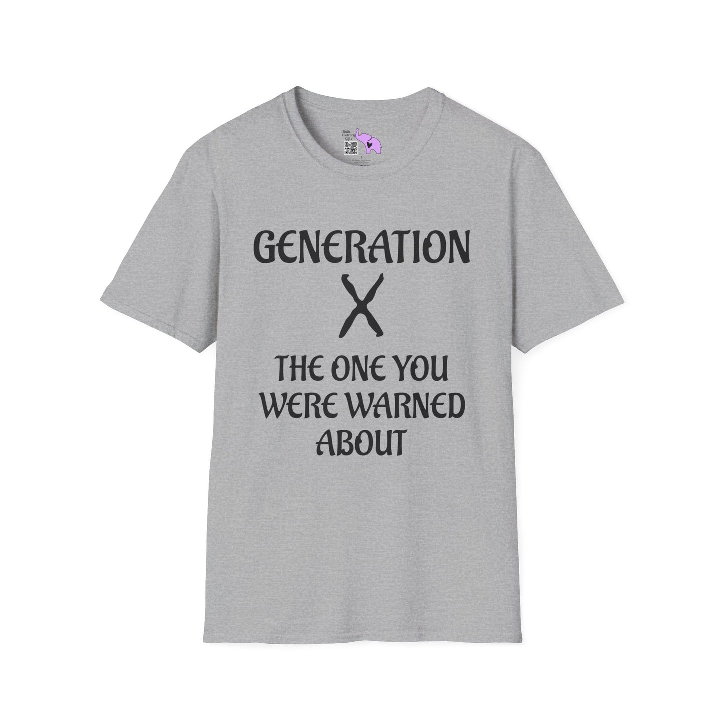 Generation X The One You Were Warned About Adult T-shirt