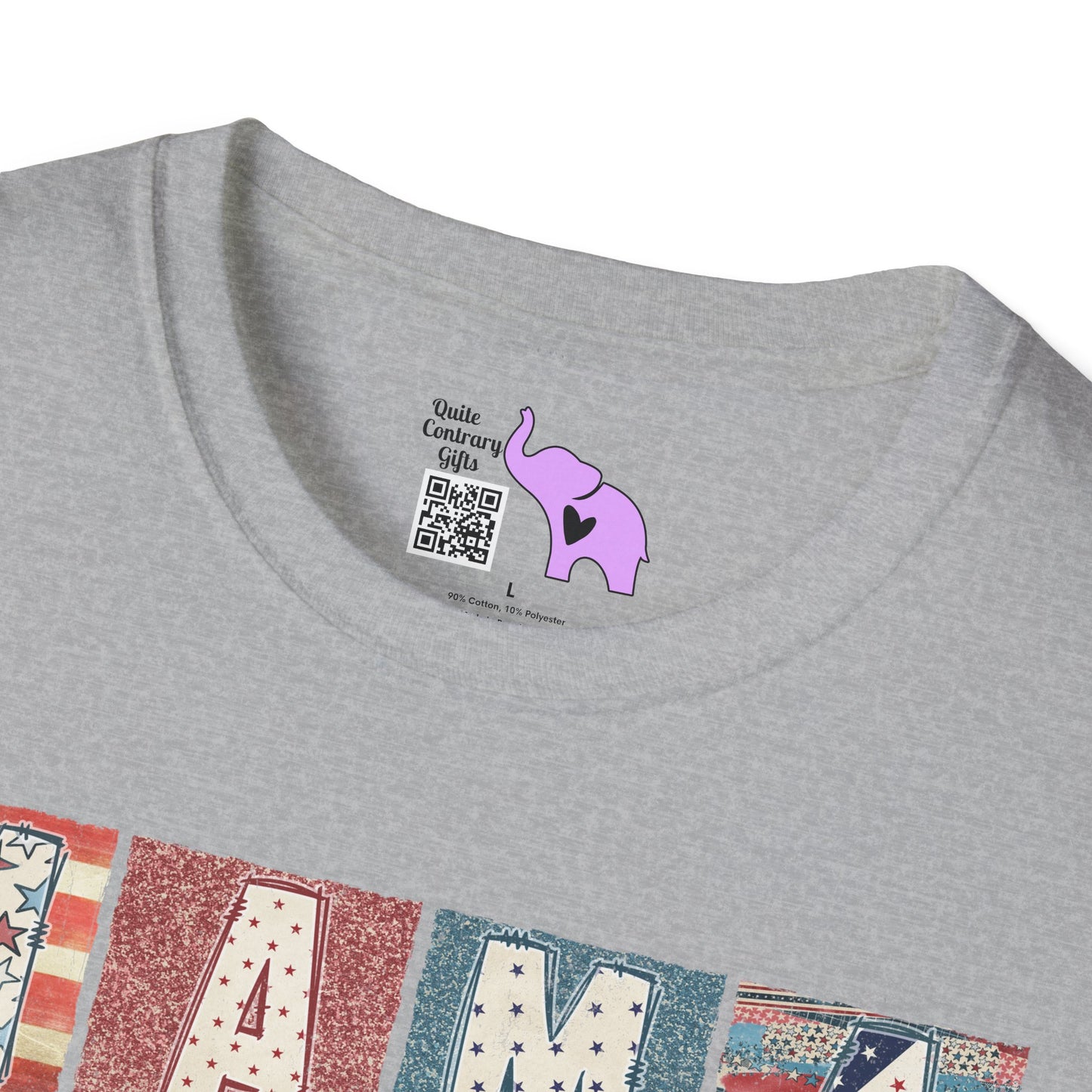 Mama (America Colors) Adult T-shirt