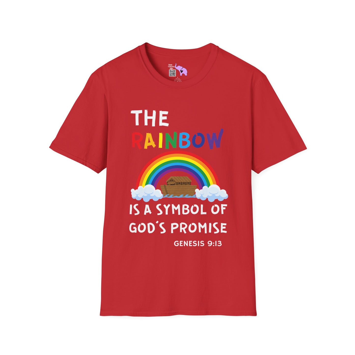 The Rainbow Is A Symbol of God's Promise Adult T-shirt