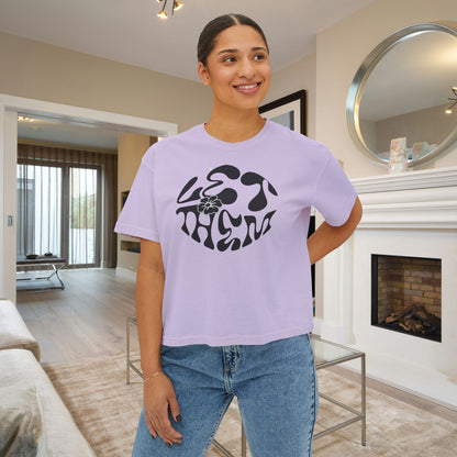 Let Them Women's Boxy Tee