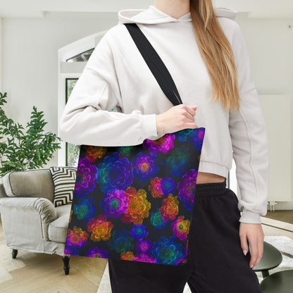Luminous Carnations Canvas Tote Bag