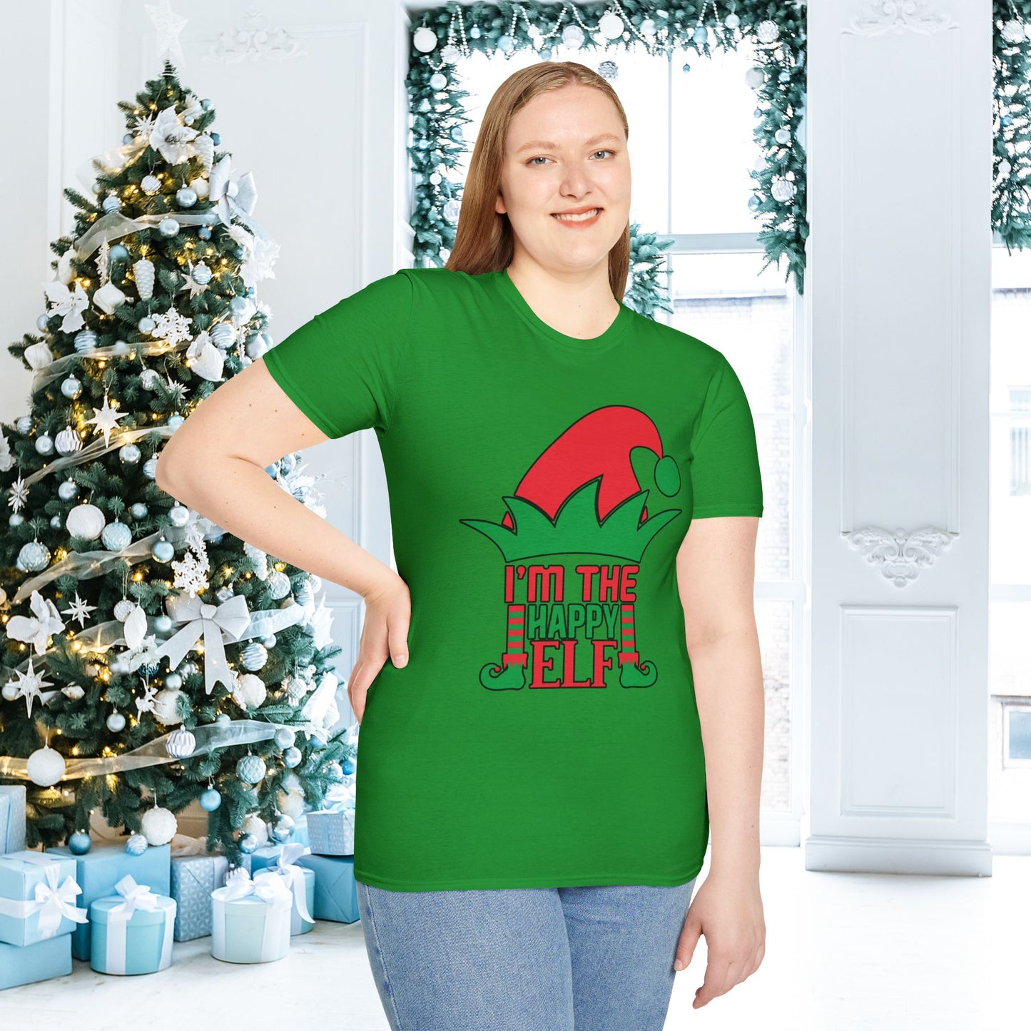 I'm The Happy Elf Adult T-shirt