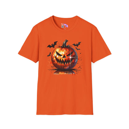 Orange Disco Pumpkin Adult T-shirt