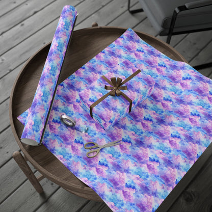 Pastel Clouds Wrapping Paper