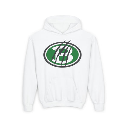 Brenham ISD Logo w/Claw Marks Youth Heavy Blend Hoodie