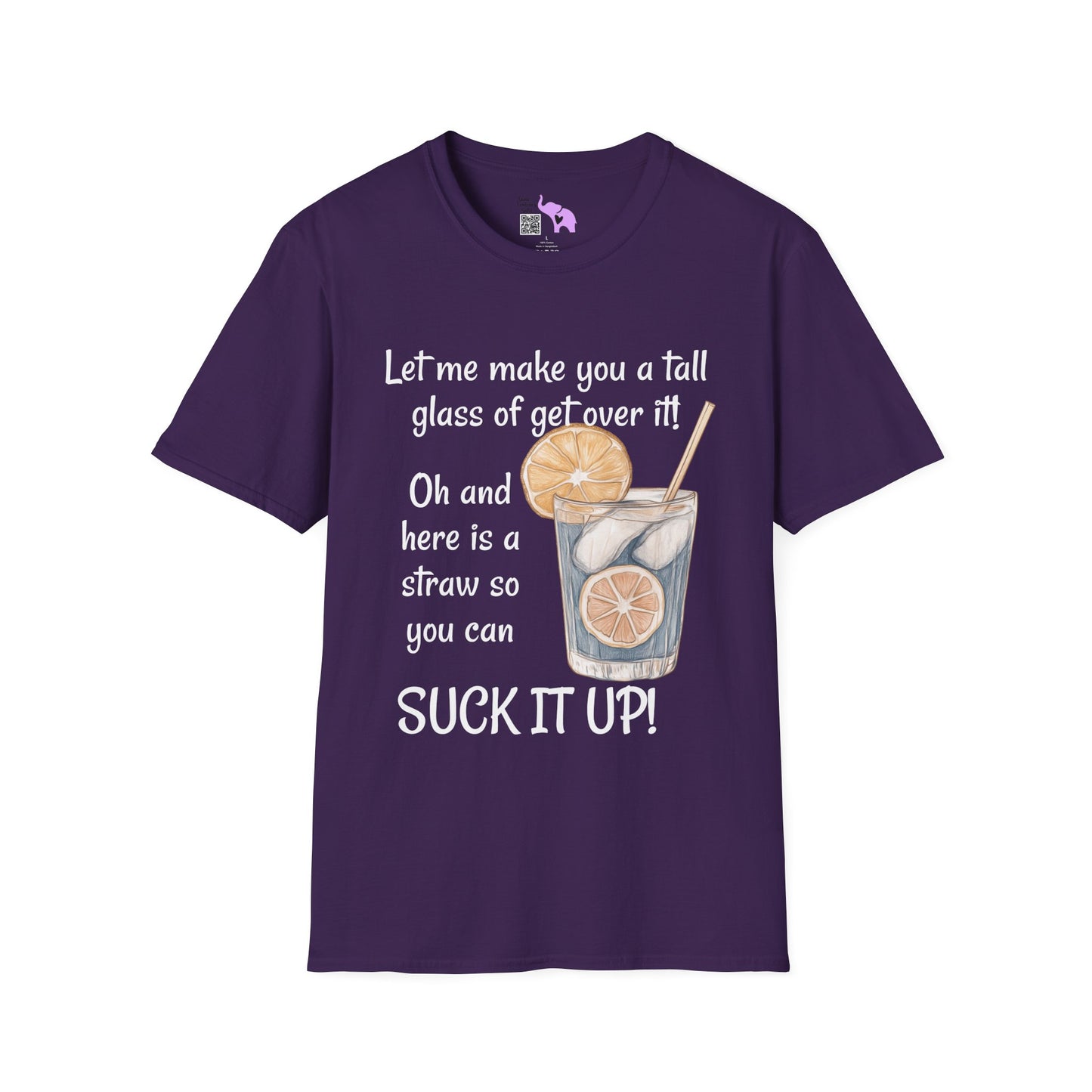 Let Me Make You A Tall Glass of Get Over It... Adult T-shirt