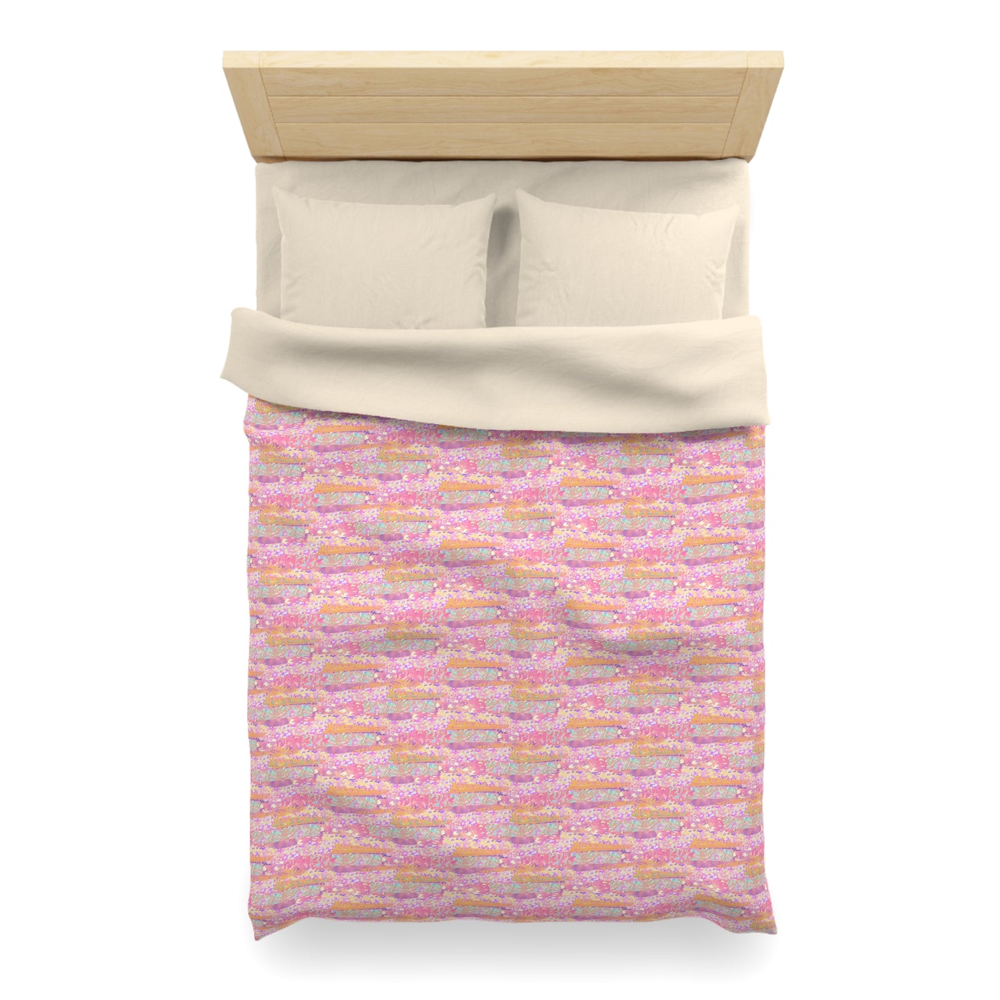 Wild Tropic Collage Microfiber Duvet Cover