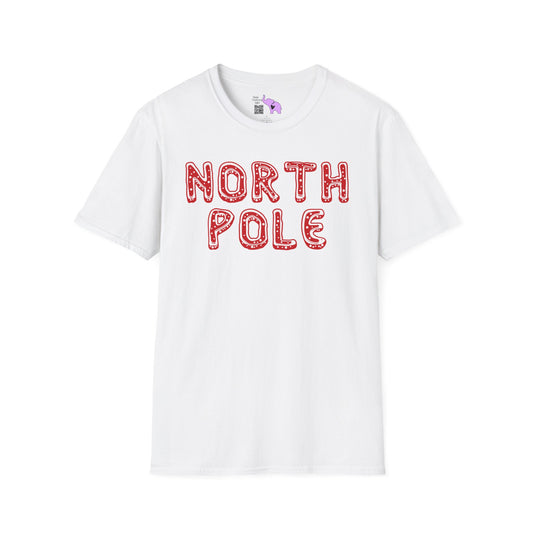 North Pole Adult T-shirt