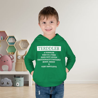 ""Terddler Definition Toddler Hoodie