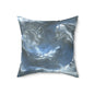 Snowdrift Sheer & Lace Throw Pillow