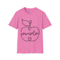 Counselor (w/Apple) Adult T-shirt