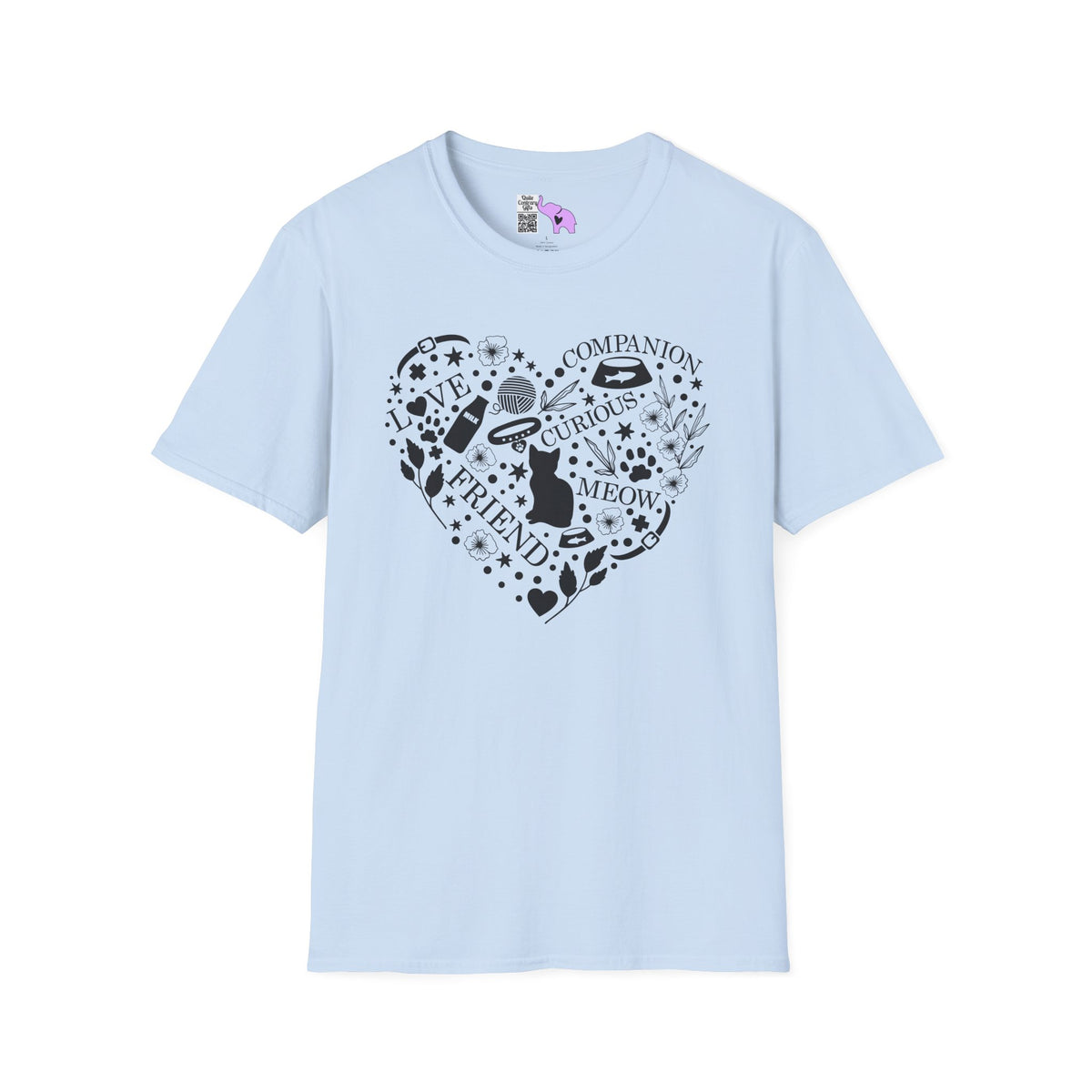 Cats Fill My Heart Adult T-shirt