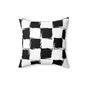 Distorted Check Throw Pillow