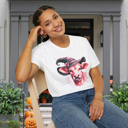 Witchy Cow Adult T-shirt