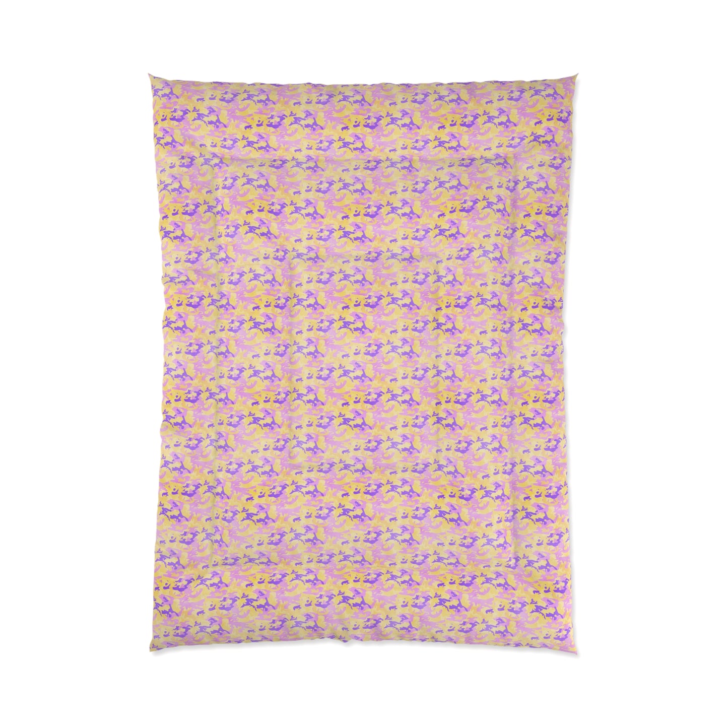Peach Sorbet Camo Comforter