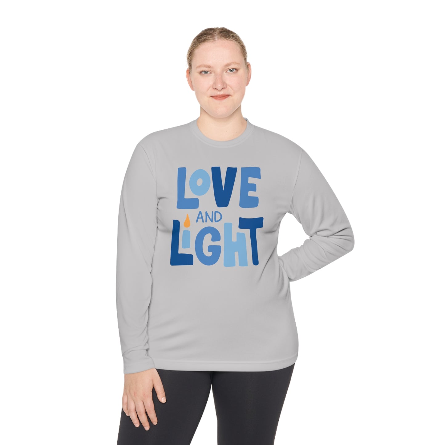 Hanukkah Love & Light 2 Adult Long Sleeve Tee