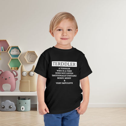 Terddler Definition Toddler Tee