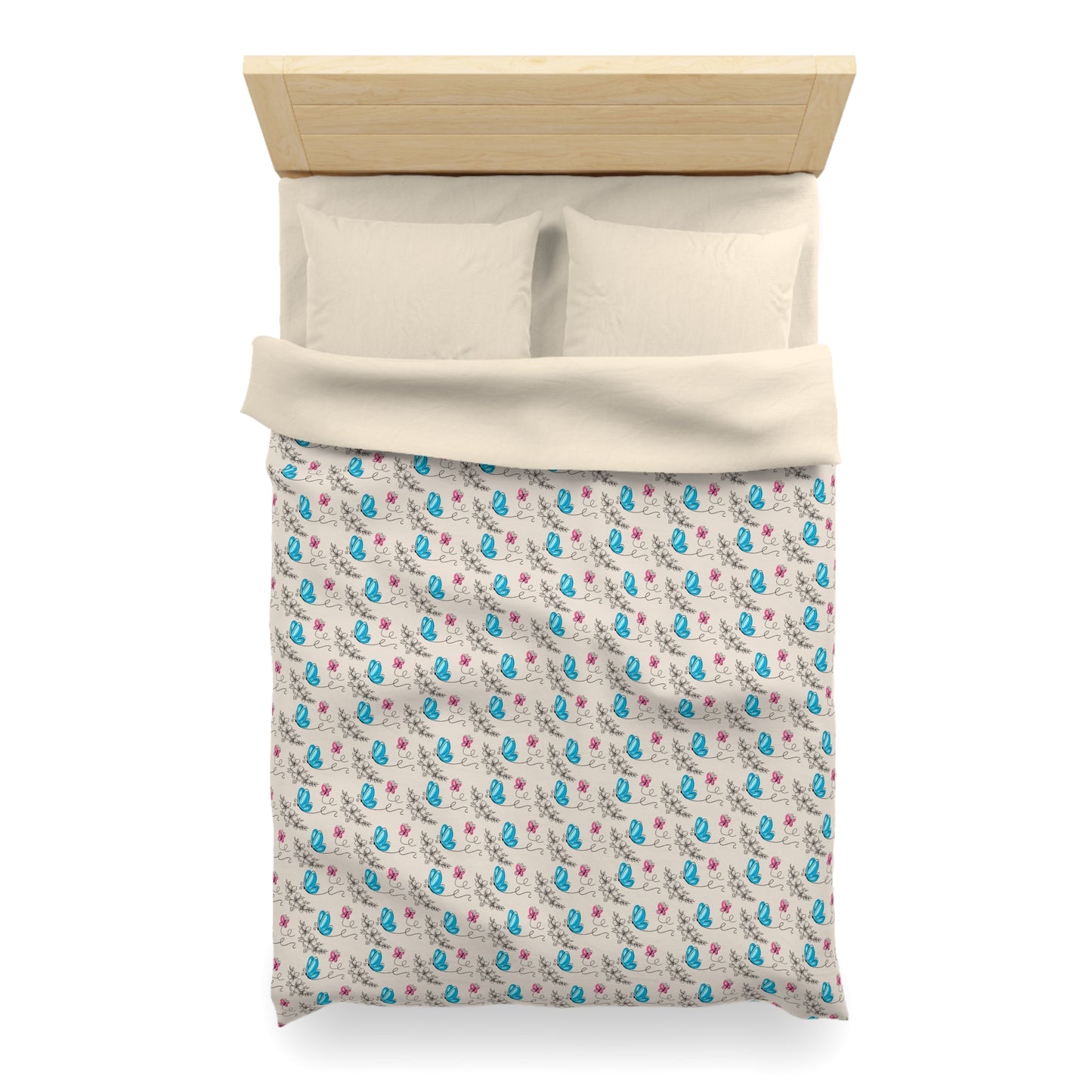 Butterfly Doodles Duvet Bedding Set