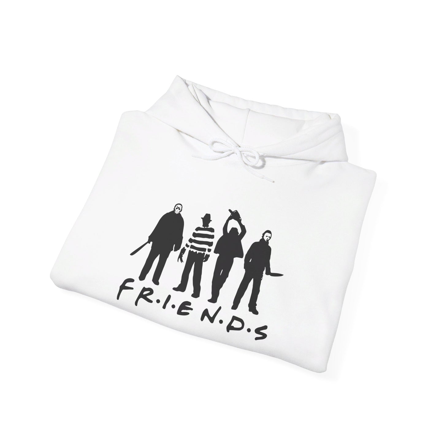 Horror Film Character Friends Heavy Blend™ Hooded Sweatshirt