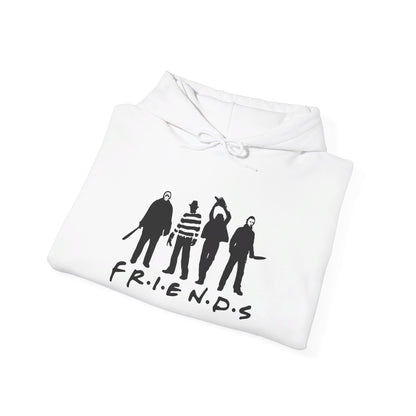 Horror Film Character Friends Heavy Blend™ Hooded Sweatshirt