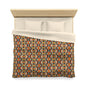 Autumn Kaleidoscope Microfiber Duvet Cover
