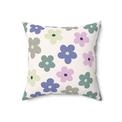 Earthbound Blooms Throw Pillow