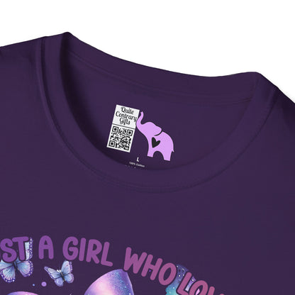 Just A Girl Who Loves Elephants Adult T-shirt