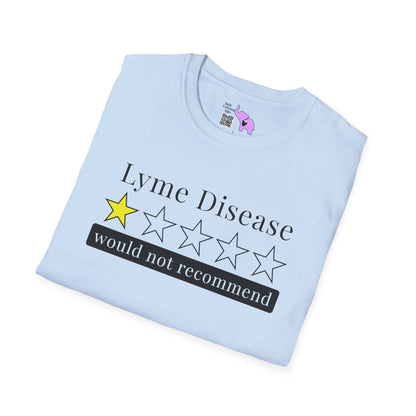 Lyme Disease 1 Star Would Not Recommend Adult T-shirt