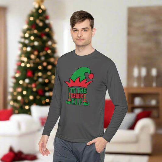 I'm The Daddy Elf Adult Long Sleeve Tee