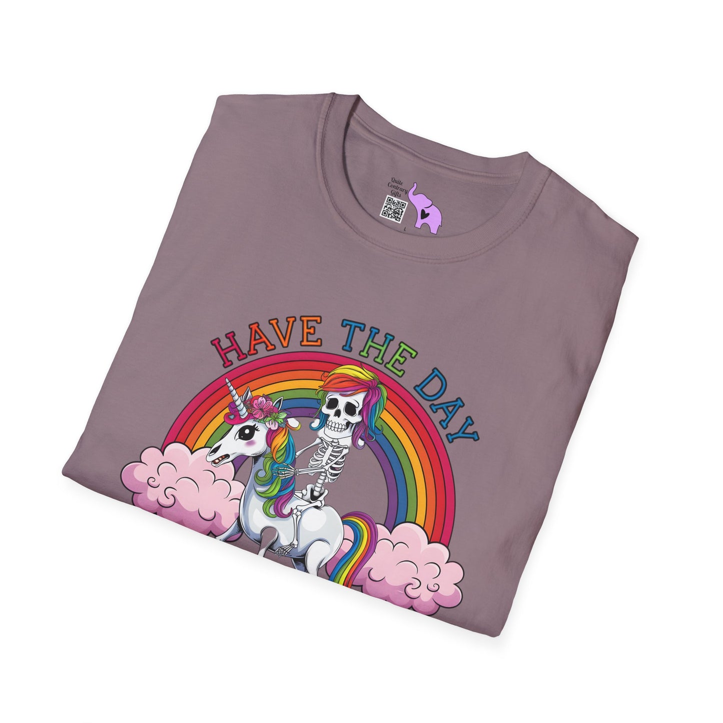 Have The Day You Deserve (Rainbow) Adult T-shirt
