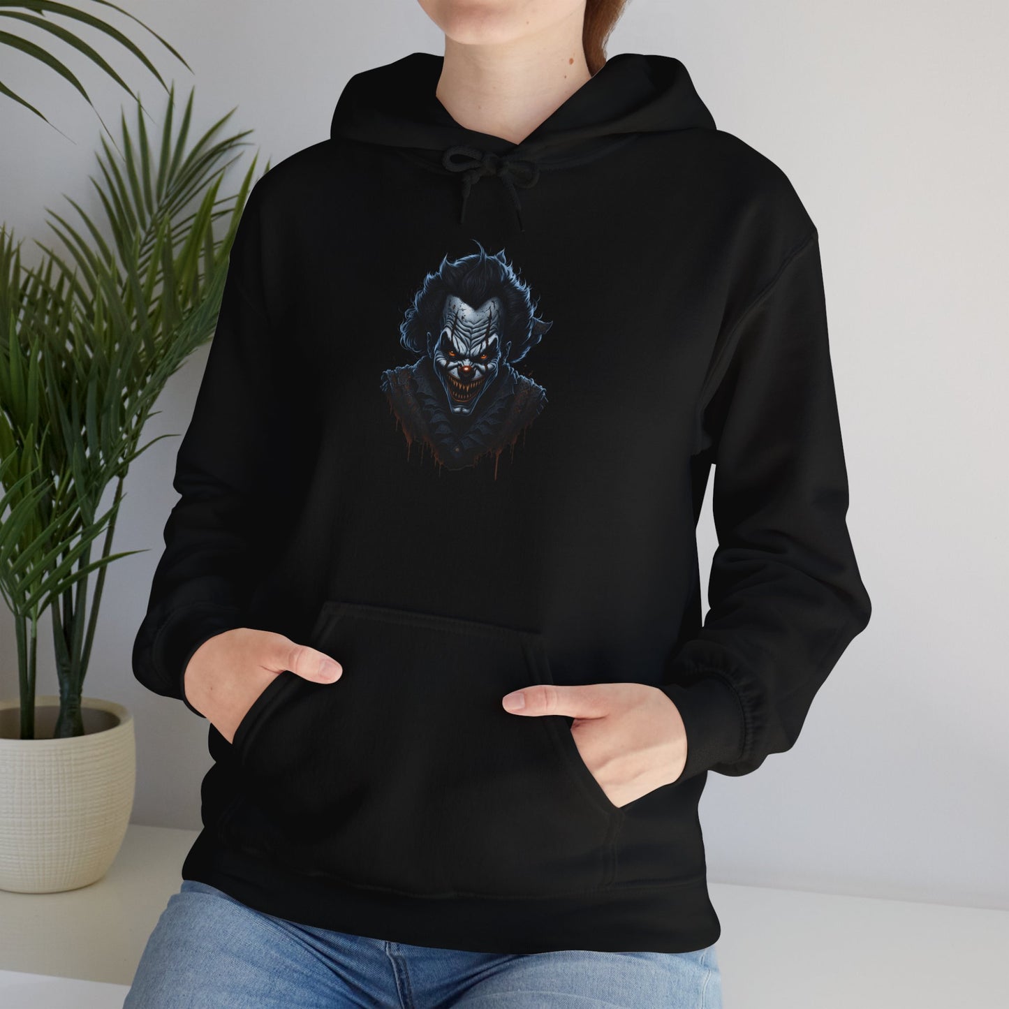 Creepy Clown Heavy Blend™ Hooded Sweatshirt