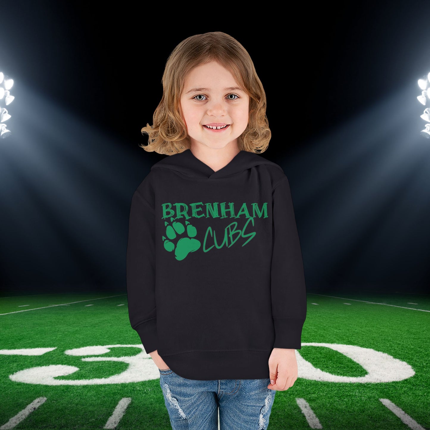 Brenham Cubs w/Claws Toddler Hoodie