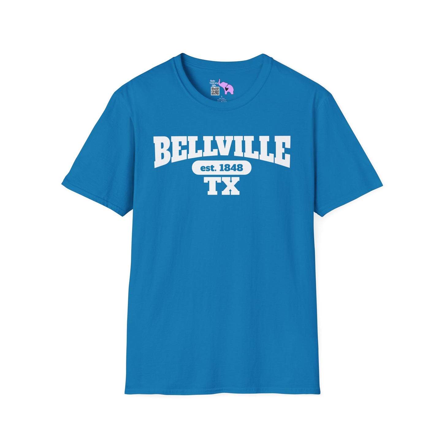 Bellville Tx Est. 1848 Adult T-shirt