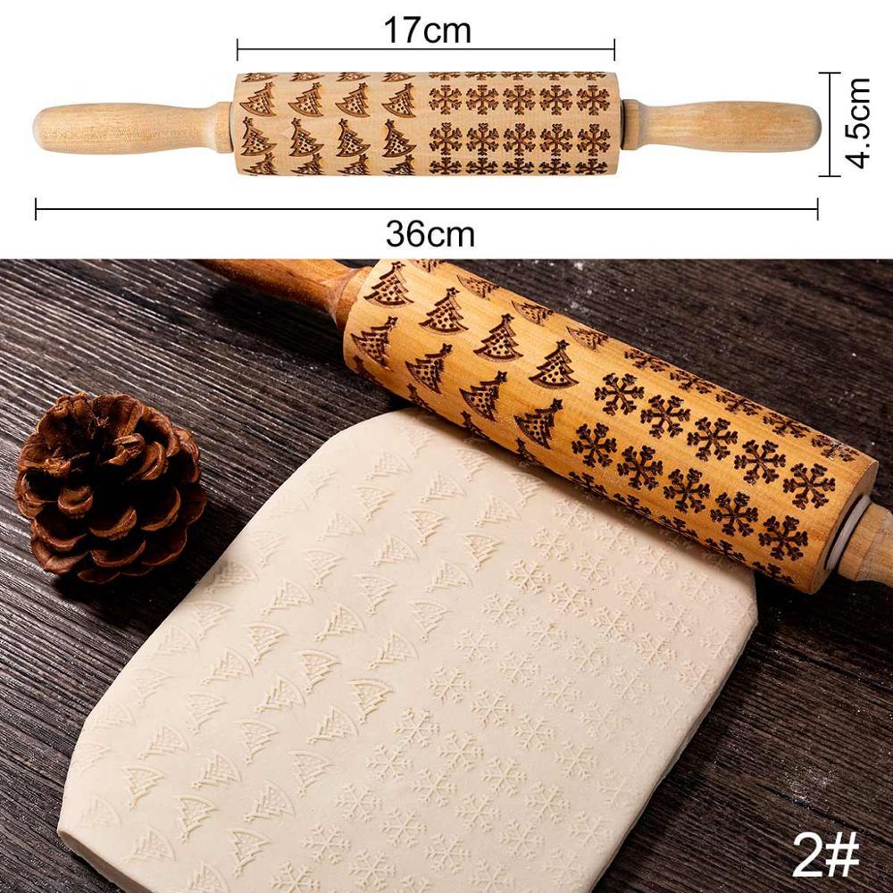Decorative Embossed Rolling Pins for Baking