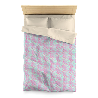 Berry Sorbet Camo Microfiber Duvet Cover