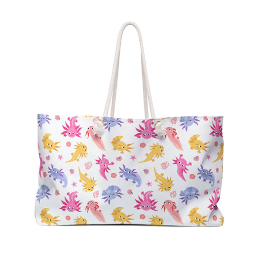 Axolotl Whimsy Weekender Bag