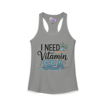I Need Vitamin Sea (2) Women's Ideal Racerback Tank