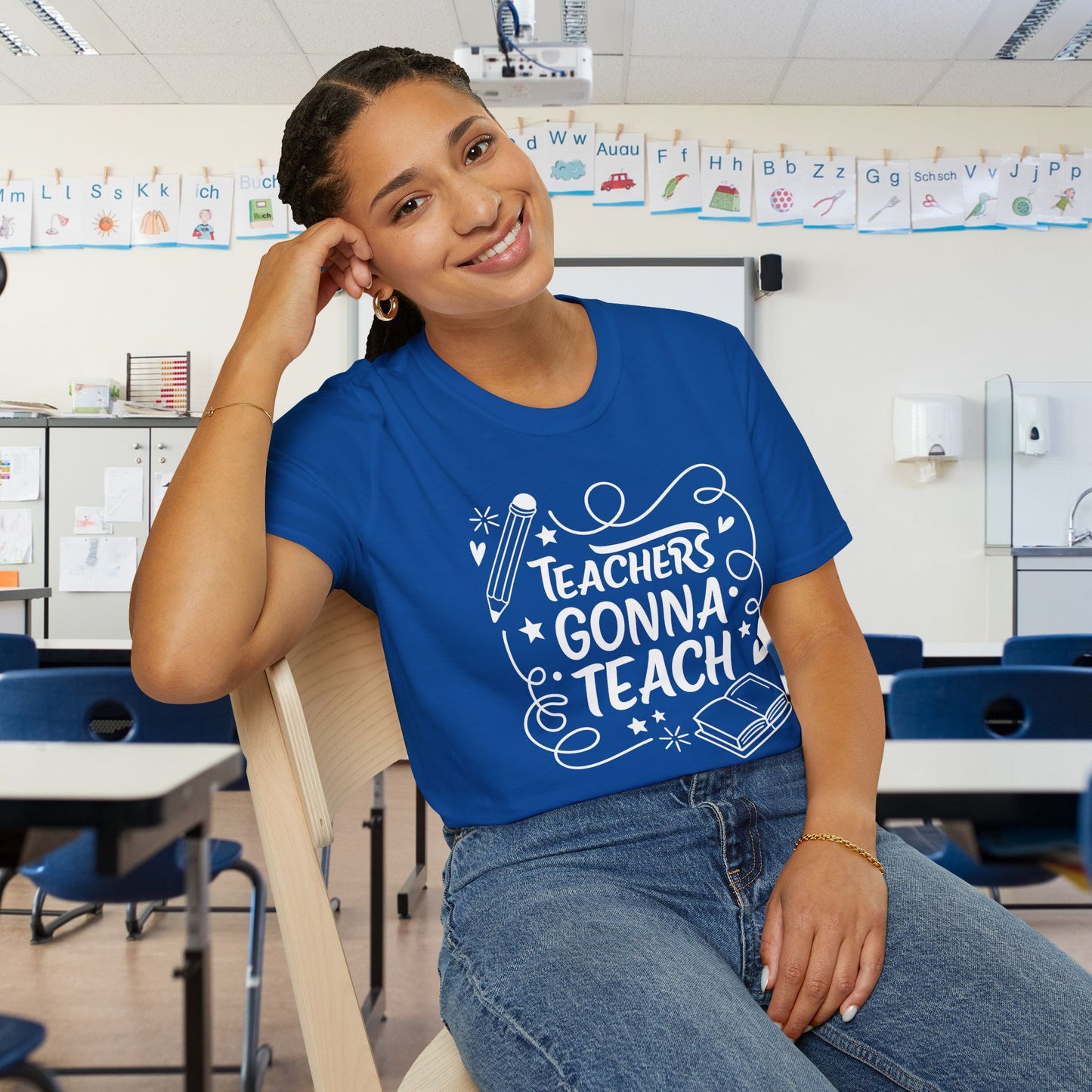 Teachers Gonna Teach Adult T-shirt