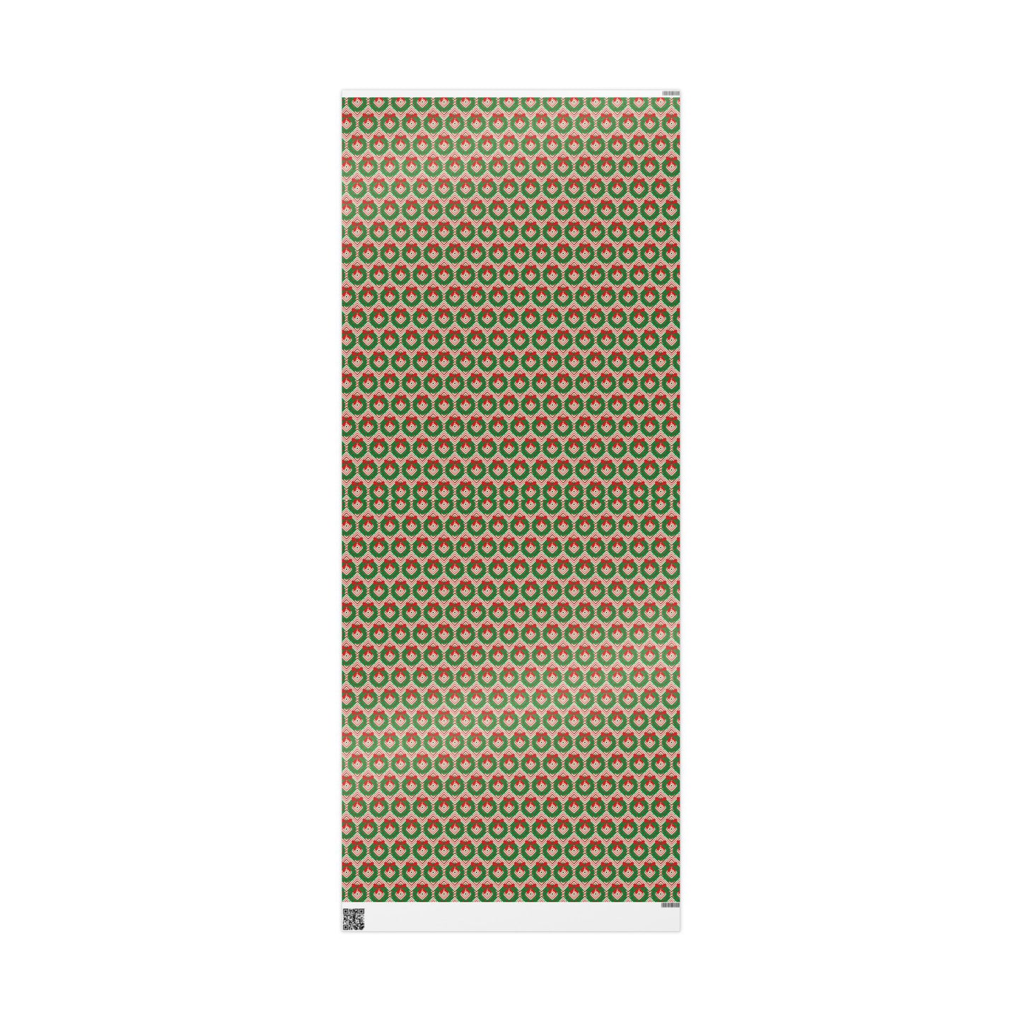 Christmas Wreaths Wrapping Paper