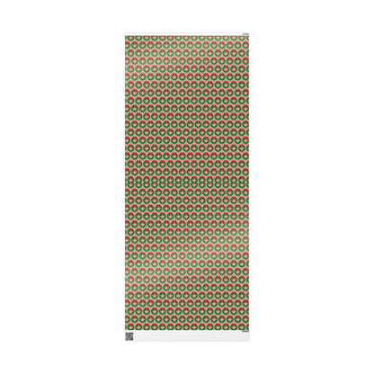 Christmas Wreaths Wrapping Paper