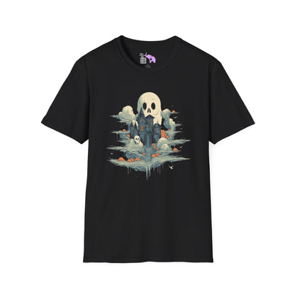 Creepy Ghost 14 Adult T-shirt