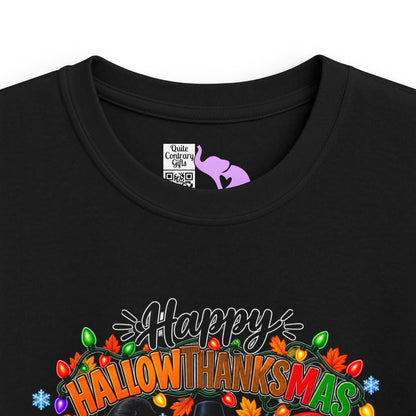 Happy Hallowthanksmas (String Lights) Youth Softstyle Tee