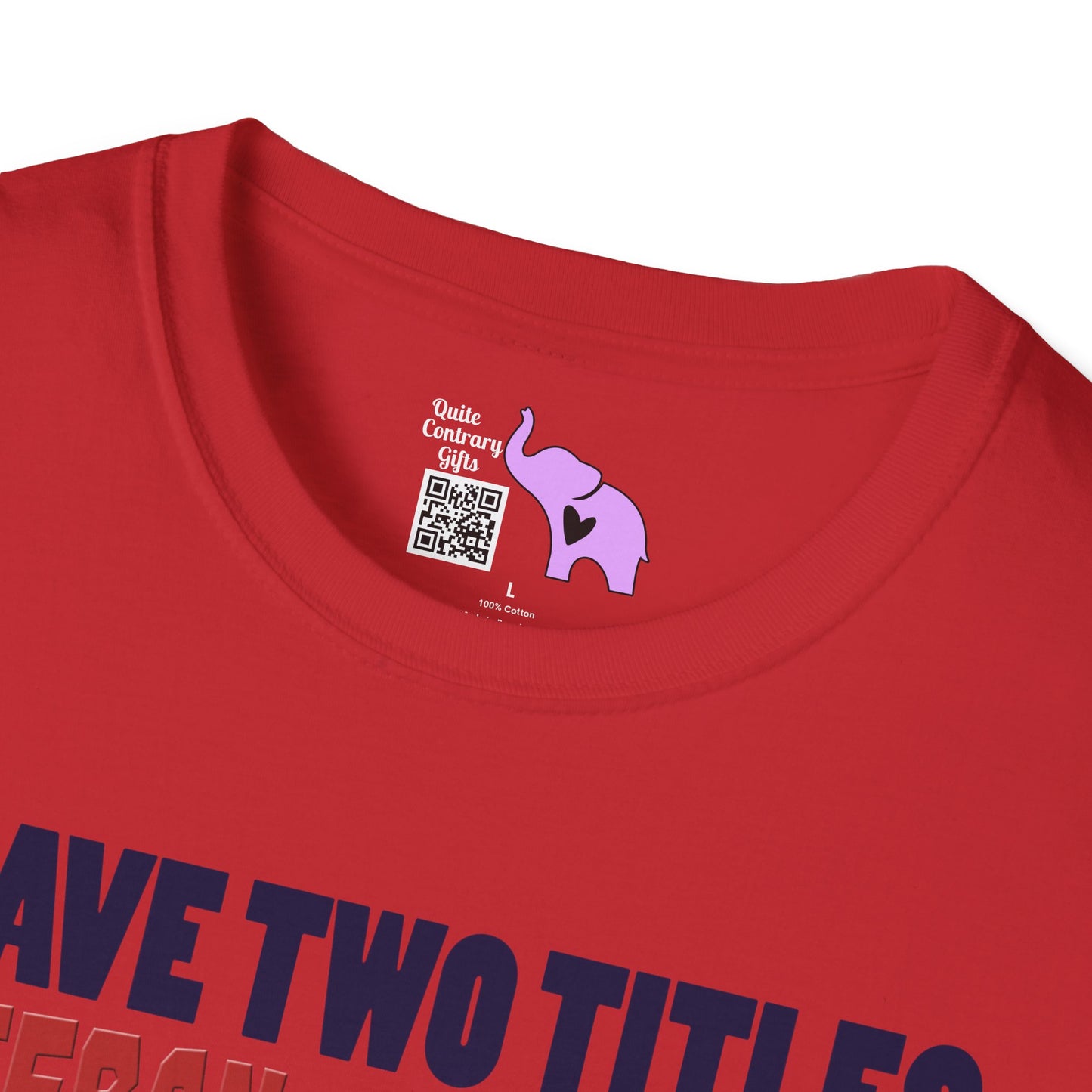 I Have 2 Titles: Veteran & Grumpy Old Man... Adult T-Shirt