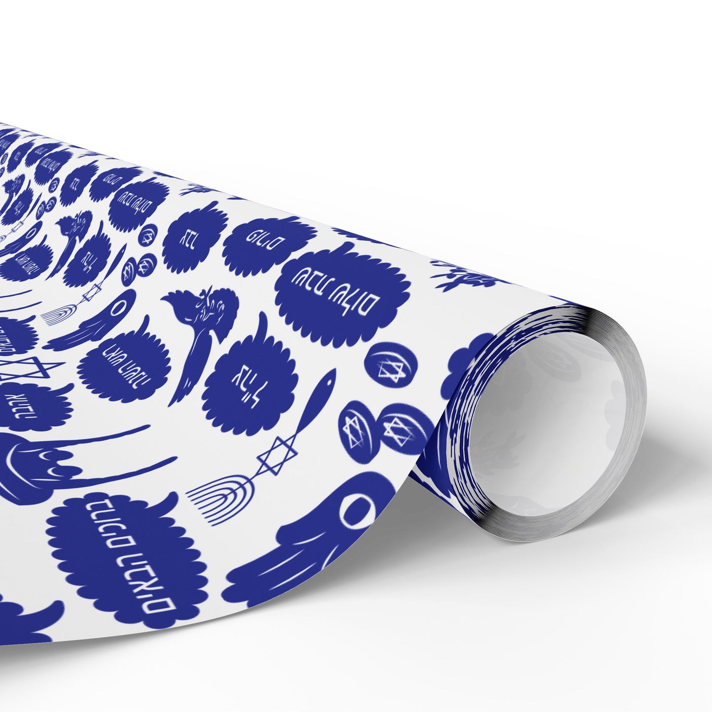 Celestial Celebration Hanukkah Wrapping Paper