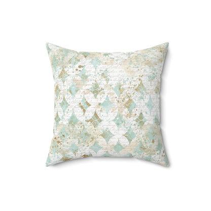 Faded Correspondence Throw Pillow