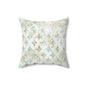 Faded Correspondence Throw Pillow