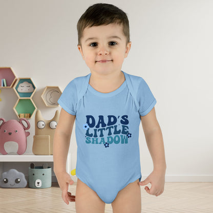 Dad's Little Shadow Infant Baby Rib Bodysuit