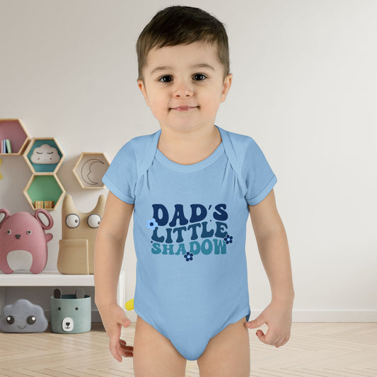 Dad's Little Shadow Infant Baby Rib Bodysuit