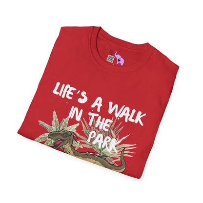 Life's Like A Walk In The Park... Jurassic Park Adult T-shirt