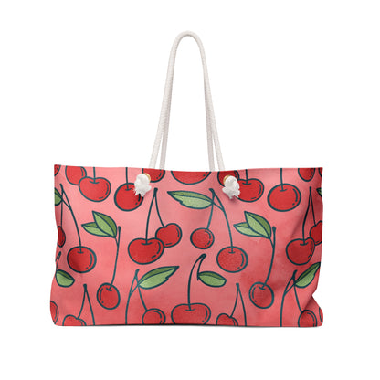 Cherry Bombshell Weekender Bag